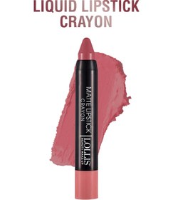 تصویر رژلب مدادی مات لولیس مدل :پیچی کرایون 01 MATTE Lipsticks CRAYON LOLLIS