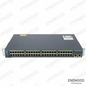 تصویر سوئیچ سیسکو مدل WS-C2960-48TT-L استوک Cisco WS-C2960-48TT-L 48Port Switch Stock