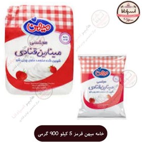 تصویر خامه میهن قرمز 900 گرم و 5 کیلو گرمی 