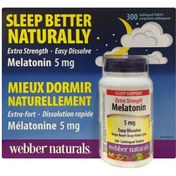 تصویر ملاتونین وبر نچرال ۴۰۰ عددی 5mg Melatonin weber 5 mg