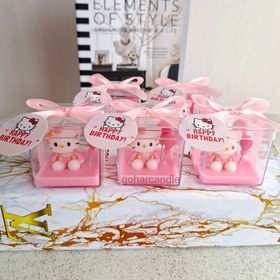 تصویر گیفت شمع کیتی 