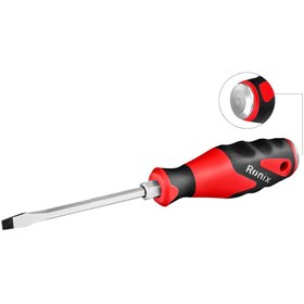 تصویر پیچ گوشتی TPR تکی 100×6 دو سو ضربه خور رونیکس مدل RH-2966 Ronix RH-2966 Screw Driver