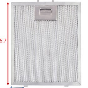 تصویر فیلتر هود 25.7*22.3 استیل البرز filter hood