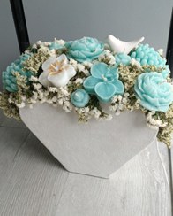 تصویر باکس گل شمع 