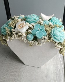 تصویر باکس گل شمع 