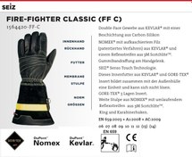 تصویر دستکش عملیاتی برند SEIZ SEIZ GLOVES