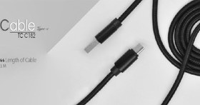 تصویر کابل تبدیل USB به USB-C تسکو ( TSCO ) مدل TCC 182 طول 1 متر 