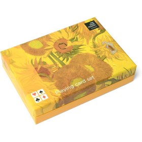 تصویر کارت بازی ونگوگ Van Gogh Playing cards Sunflowers 