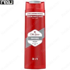 تصویر ژل دوش 3 در 1 (شامپو) الد اسپایس مناسب سر و صورت و بدن مدل اورجینال Old Spice Original 3IN1 400ml 