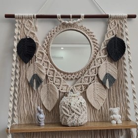 تصویر شلف مکرومه بافی2 