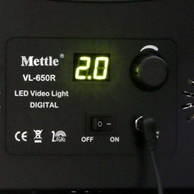 تصویر کیت نور متل Mettle LED Video Light Kit VL-650R 