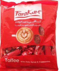 تصویر شکلات تافی بدون شکر فراکام با طعم کاپوچینو Fracam sugar-free toffee chocolate with cappuccino flavor