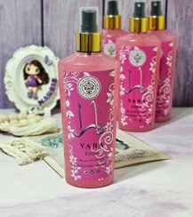 تصویر بادی اسپلش شاین دار YAMANFEN رایحه یارا صورتی حجم 250ml YAMANFEN SHINY body splash, Yara pink scent, volume 250ml