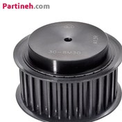 تصویر پولی تایمینگ 28 دندانه آهنی مدل 8M مناسب برای تسمه با پهنای 50 میلیمتر 28-8M-50 Timing Pulley