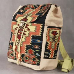 تصویر کوله پشتی گلیمی دستبافت مدل چیا (کد BR01)|خرید از فروشگاه رونیاس 