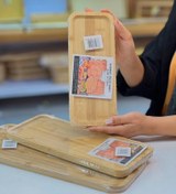 تصویر تخته سرو بامبو مستطیل سایز کوچک 