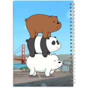 تصویر دفتر مشق سه خرس کله پوک 