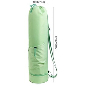 تصویر کیف زیر انداز یوگا مت مدل Multifunctional - صورتی 