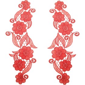 تصویر اپلیکه لباس مدل جفتی کد Y7031 