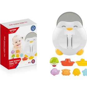 تصویر اسباب بازی حمام کودک 8 تکه He-0272 هانگر Huanger 