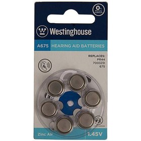 تصویر باتری سمعک وستینگ هاوس مدل A675 ا Westinghouse A675 Hearing Aid Battery Westinghouse A675 Hearing Aid Battery