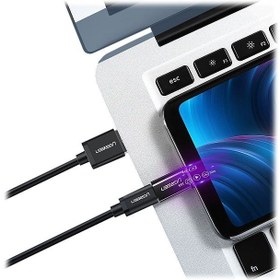 تصویر تبدیل OTG تایپ سی به Micro USB یوگرین مدل US157 Ugreen US157 USB-C Male to MicroUSB Female OTG Adaptor