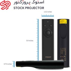 تصویر پرزنتر بی سیم پایزن 4 کاره مدل Pisen TS-D203 PISEN TS-D203 Wireless Presenter Laser Pointer