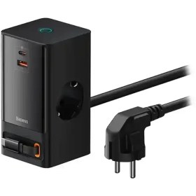 تصویر شارژر رومیزی مدل Power Combo 5 in 1 65W بیسوس Baseus Power Combo 5 in 1 65W Desktop Charger