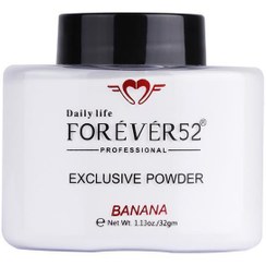 تصویر پودر فیکس بی رنگ فور اور 52 مدل BANANA Daily Life Forever52 Exclusive Powder Banana - FBE003