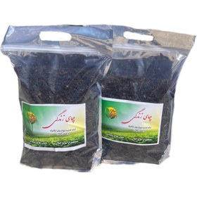 تصویر چای ارگانیگ قلم ریز و چای قلم درشت بسته 2 عددی به وزن 1000 گرم black tea