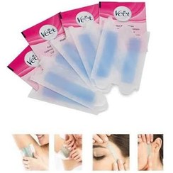 تصویر نوار موبر ویت Veet برای انواع پوست بسته 20 عددی -اصل 