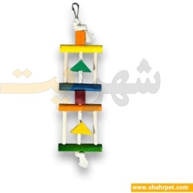 تصویر اسباب بازی پرنده شهرپت رنگی 2034 Shahrpet Bird Toy