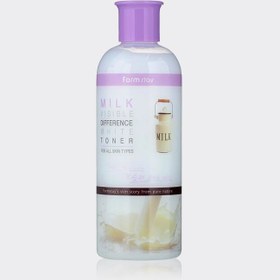 تصویر تونر روشن کننده شیر فارم استی Farm Stay Milk Visible Diffrence White Toner 350ml 