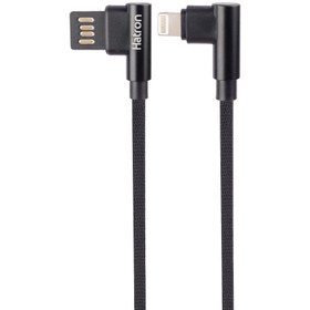 تصویر کابل آیفونی فست شارژ Hatron HC180I 2.4A 1m دو سر L Hatron HC180I 2.4A 1m Lightning cable