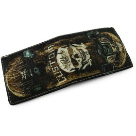 تصویر کیف پول کتان طرح Street Style 