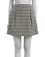 تصویر دامن زنانه سرمه ای سرژه Serge کد 210243 