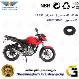 تصویر کاسه نمد شفت پدال دنده موتورسیکلت کد 112229 مناسب برای پالس 135 BAJAJ PULSAR LS همراه سیکلت جهان 