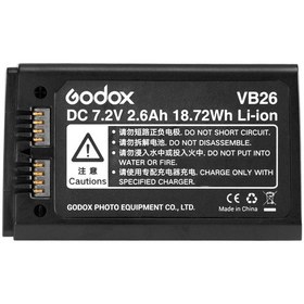 تصویر باتری گودکس Godox VB26 Battery for V1 Flash Head Godox VB26 Battery for V1 Flash Head