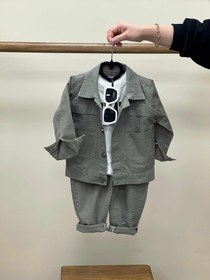 تصویر سه تیکه کتان ۱۸۱ 