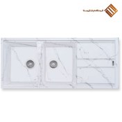 تصویر سینک گرانیتی بتا ، مدل لوتوس Beta Granite Sink , Lotus Model