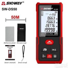 تصویر متر لیزری 50 متری مارک SANDWAY SNDWAY SW-DS50 LASER Distance meter