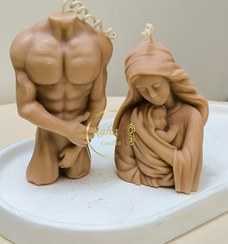 تصویر مجموعه شمع دستساز ۲ عددی مادر و هرکول، رها کندل۶، رها مال 