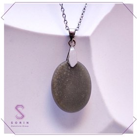 تصویر آویز سنگ یشم سبز کد N62 