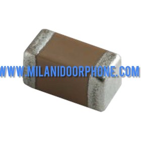 تصویر خازن اس ام دی 1 میکرو فاراد سایز 0805(محصول در پک 100 عددی می باشد) 