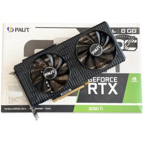 تصویر کارت گرافیک استوک پلیت Palit RTX 3060 Ti Dual 8G Palit RTX 3060 Ti Dual 8GB