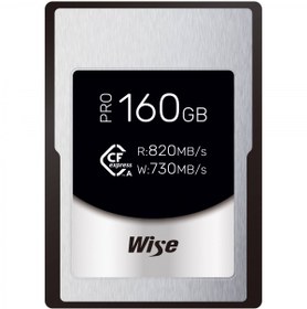 تصویر کارت حافظه ۱۶۰ گیگ Wise Advanced 160GB CFX-A Pro Series CFexpress Type A Memory Card Wise Advanced 160GB