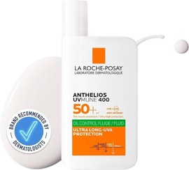 تصویر ضد آفتاب لاروش پوزای مدل Anthelios UVMUNE 400 حجم ۵۰ میل SPF 50 کنترل چربی 