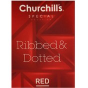 تصویر کاندوم مدل ریبد اند داتد حاوی اسانس گرم کننده چرچیلز 3 عدد Churchills Ribbed And Dotted Condoms 3PSC