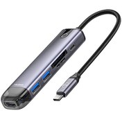 تصویر هاب 6 پورت USB-C مک دودو مدل MC-HU-7740 