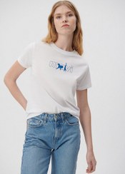 تصویر تی شرت آستین کوتاه زنانه ماوی ا mavi | 1611478-620 mavi | 1611478-620